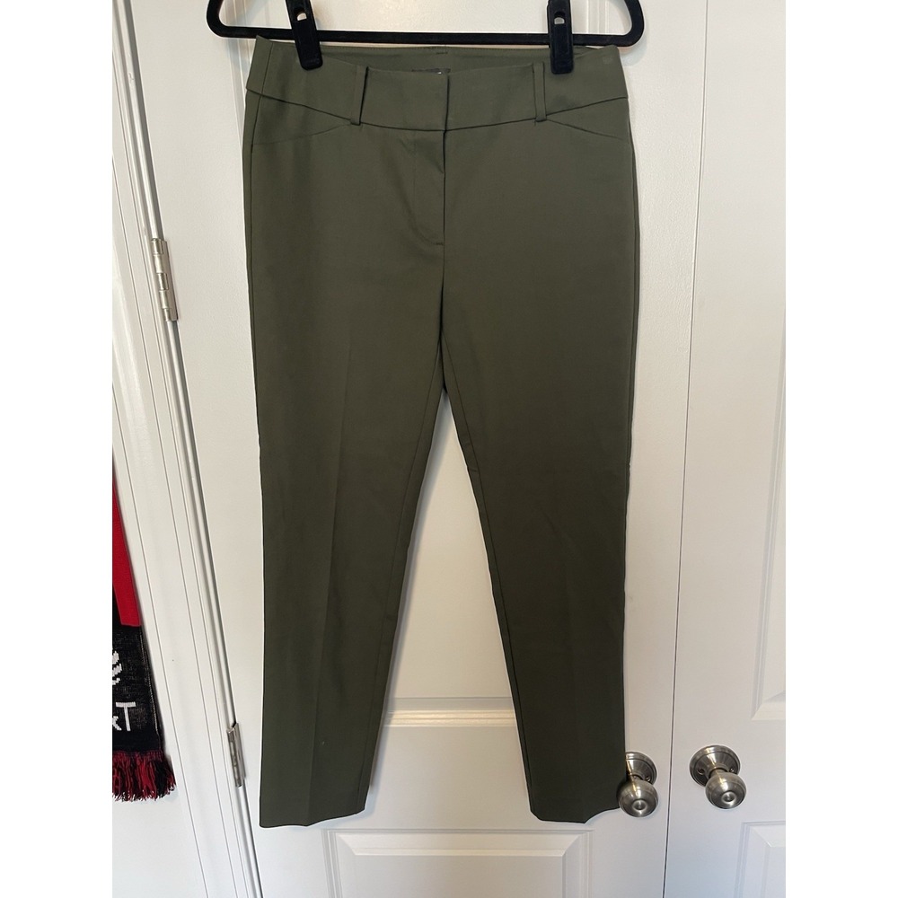 Loft‎ Julie Skinny Women's size 2 Dark Green Chino Pants